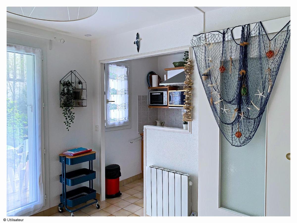 Cabourg, Appartement Plain Pied Avec Terrasse Acces Direct A La Plage Kültér fotó